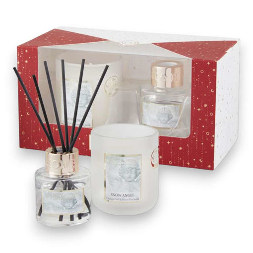 Picture of HEART & HOME SMALL CANDLE SNOW ANGEL & MINI DIFFUSER SET